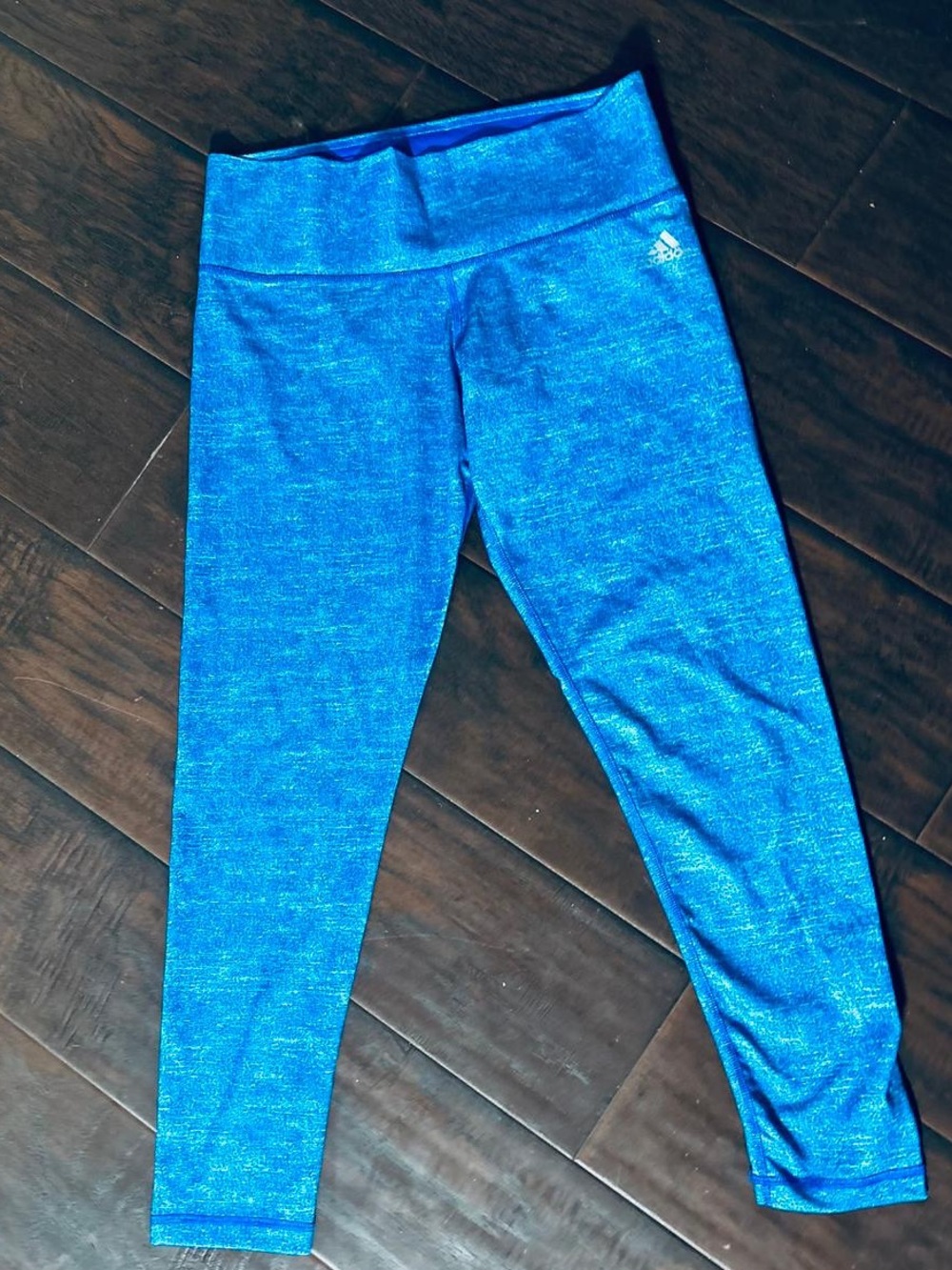 Adidas Women’s Bright Blue Athletic Leggings Size M